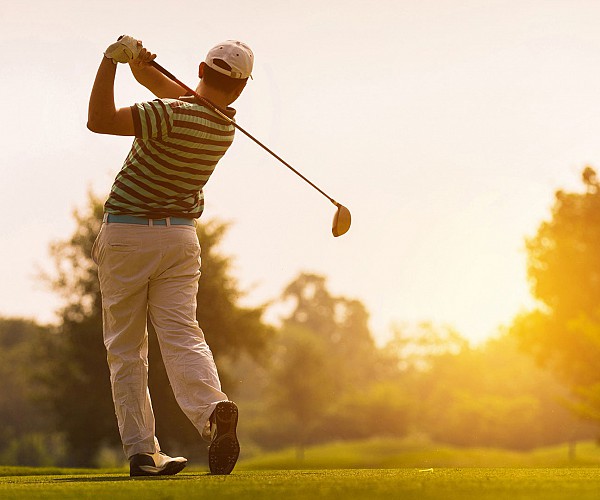 Golfing